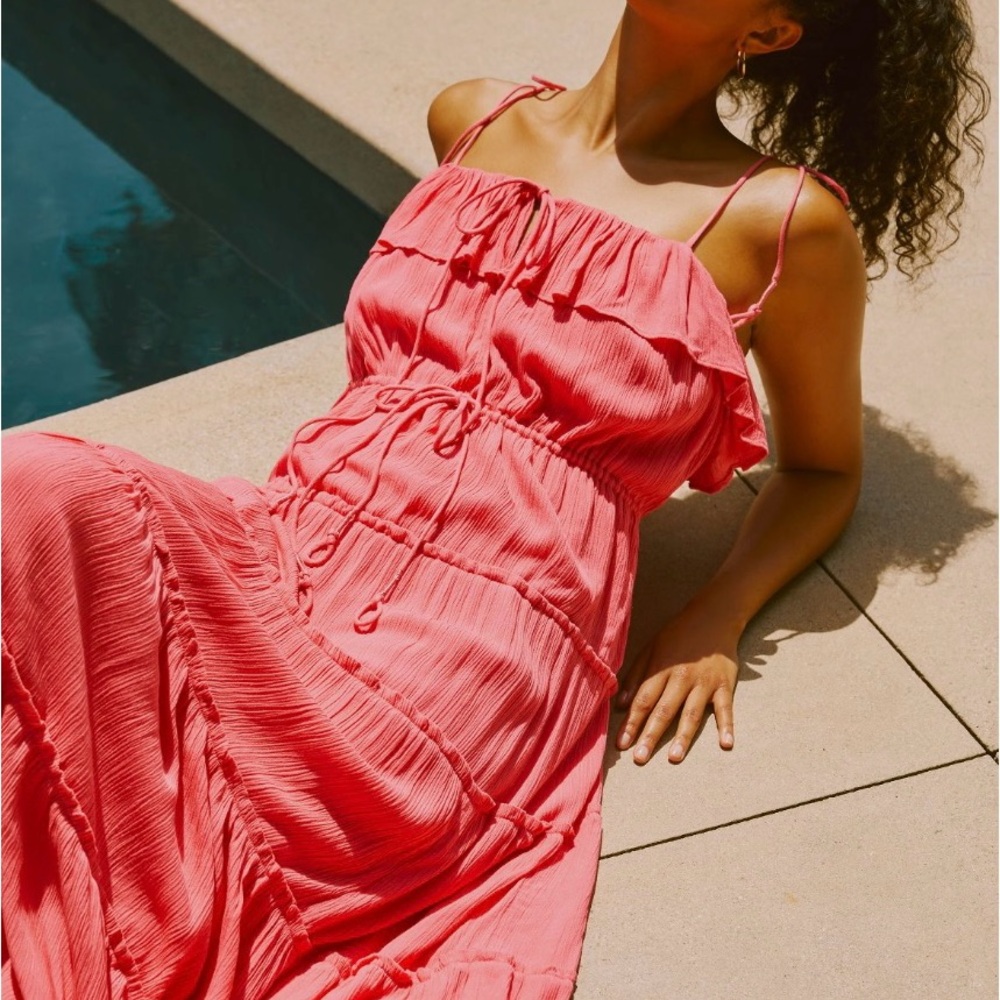 NWT ANTHROPOLOGIE TIERED A-LINE DRESS